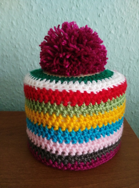 Toilettenrollenmütze Resteringel - Bild 3