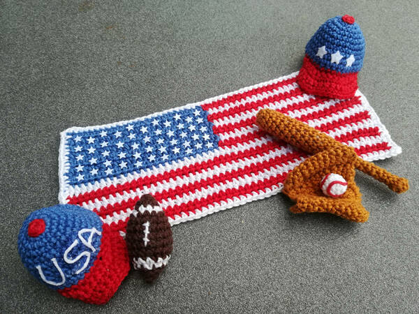 American Sports - Accessoires crochet pattern