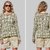 Strickpulli Marlies mit Rauten- und Streifenmuster