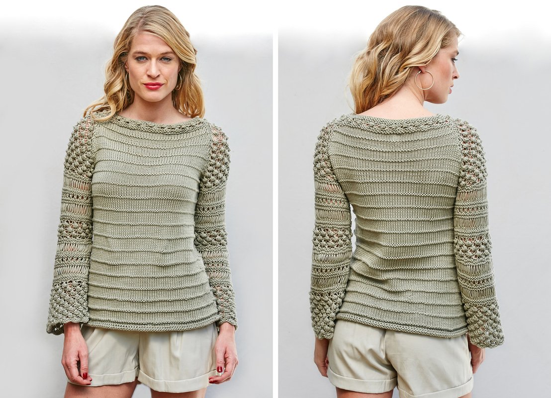 Strickanleitung Mustermix-Pulli Gladys