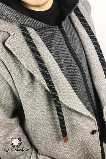 Manwe Sweatsakko im 2-in-1 Look