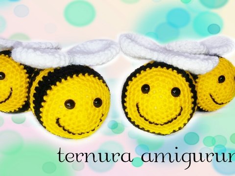 pattern amigurumi bee PDF english-deutsch-dutch