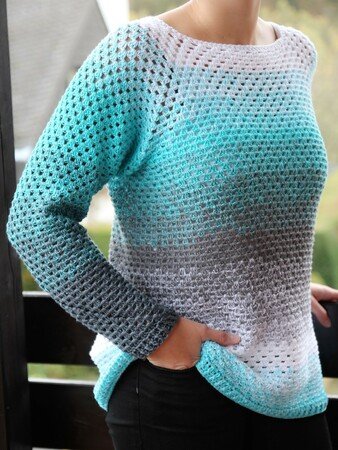 crochet pattern sweater 