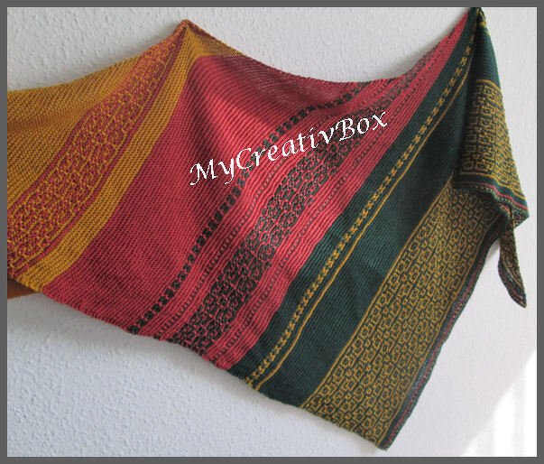 Tuch "Santiago" gestrickt - Bild 6