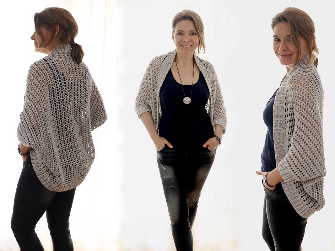 Soul Warmer / Cardigan „Little Time Out“ - Crochet Pattern