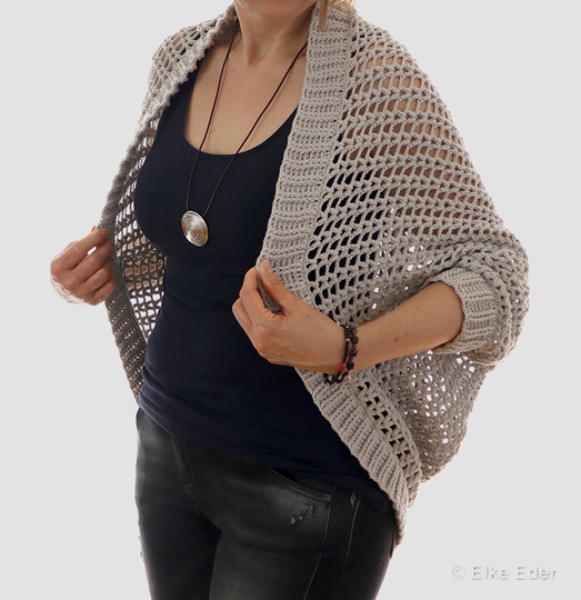 Soul Warmer / Cardigan „Little Time Out“ - Crochet Pattern