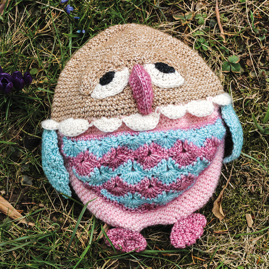 Eule Wärmekissen Schuhu - Häkelanleitung