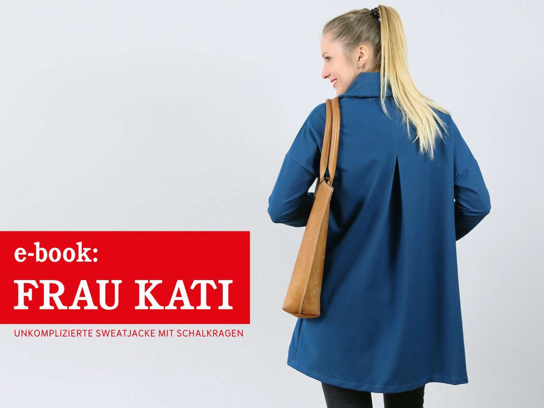 FrauKATI Sweatjacke mit Schalkragen