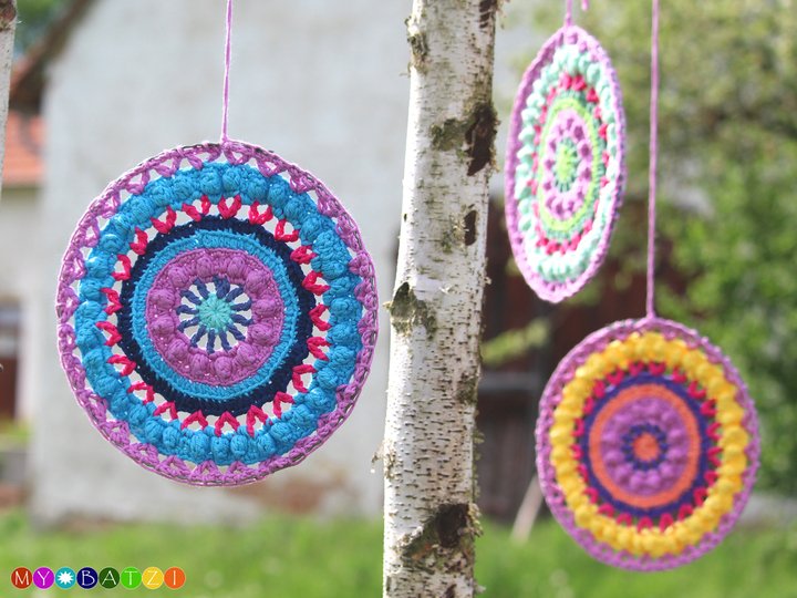 Häkelanleitung - Mandalas / Traumfänger SOMMERSCHÖN