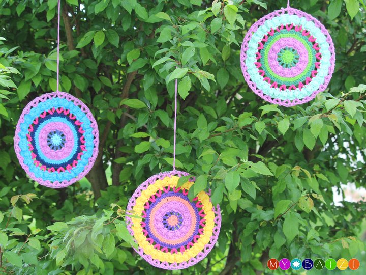 Häkelanleitung - Mandalas / Traumfänger SOMMERSCHÖN