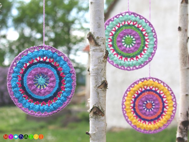 Häkelanleitung - Mandalas / Traumfänger SOMMERSCHÖN