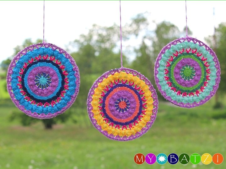 Häkelanleitung - Mandalas / Traumfänger SOMMERSCHÖN