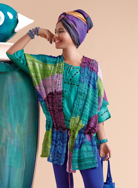 Strickanleitung Sommerponcho Wakanda