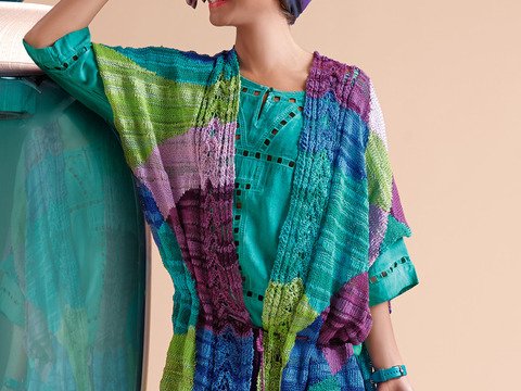 Strickanleitung Sommerponcho Wakanda