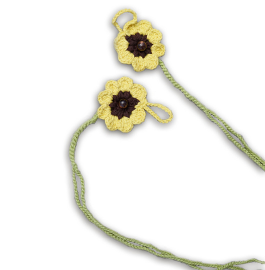 Häkelanleitung Teppich Canny   Sunflower Blüten-Fußschmuck