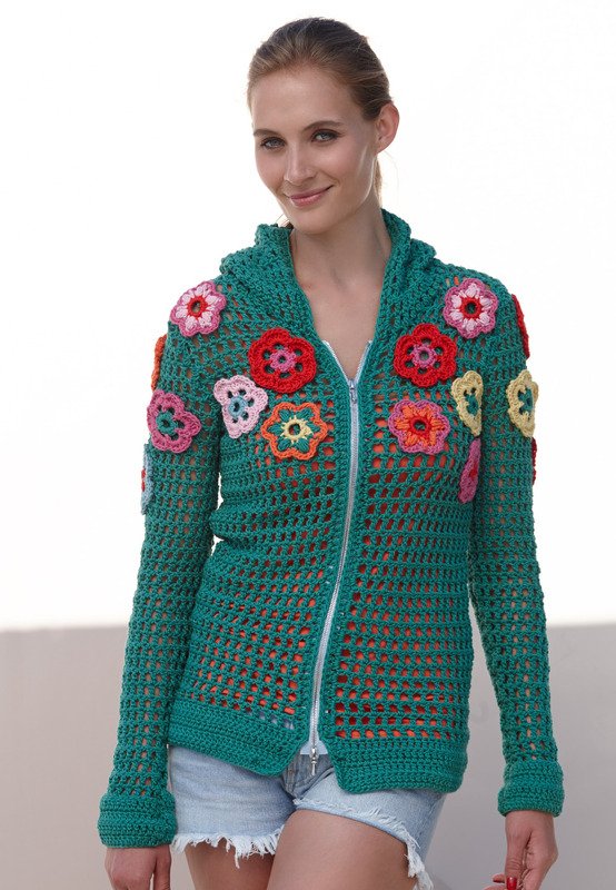 Häkelanleitung Kapuzenjacke Pamina - Bild 2