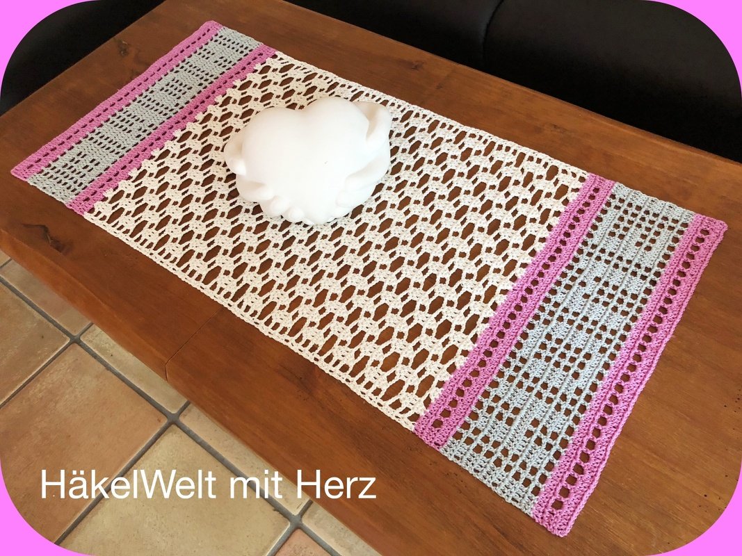 Häkeln / Tischläufer / "der Allrounder" / Größe individualisierbar - Bild 4