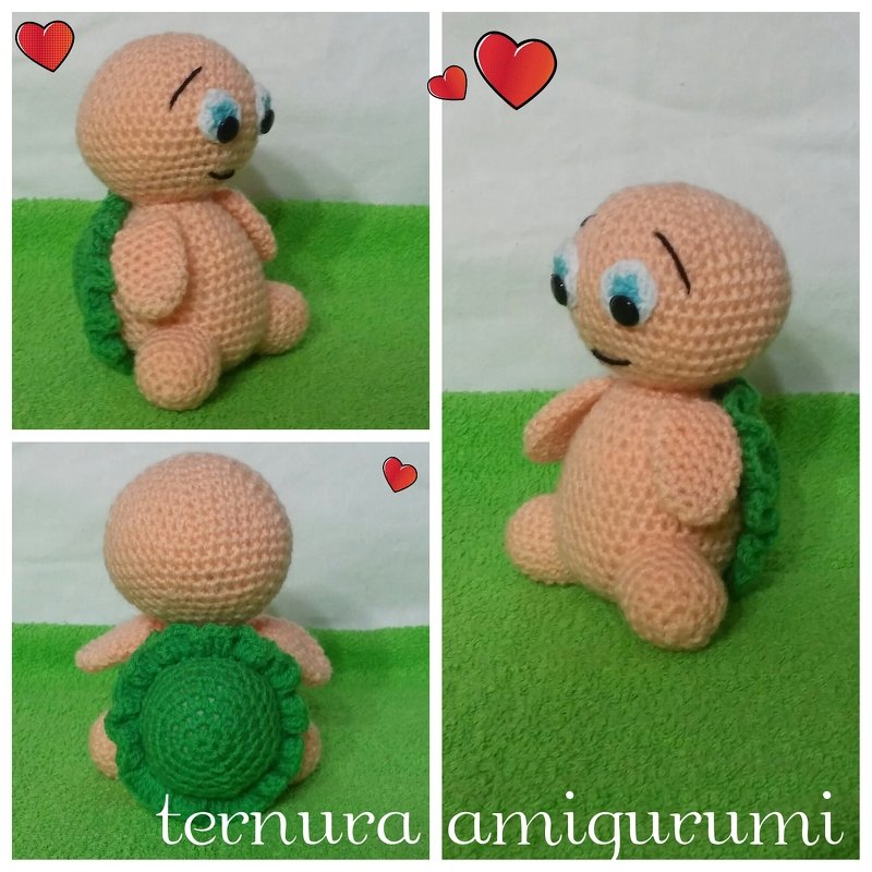 Turtle crochet pattern tortoise PDF english-deutsch-dutch - Image 2