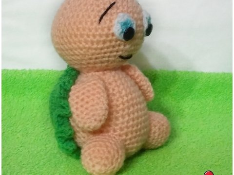 Schildkröte Häkelanleitung PDF english-deutsch-dutch