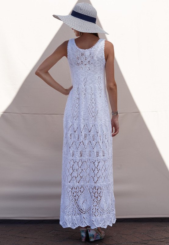 Strickanleitung Maxikleid Aya