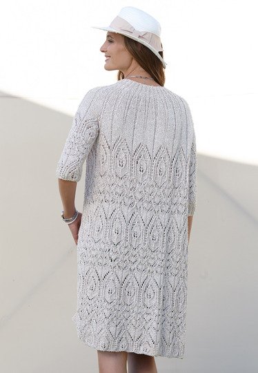 Strickanleitung verschlussloser Mantel Virna