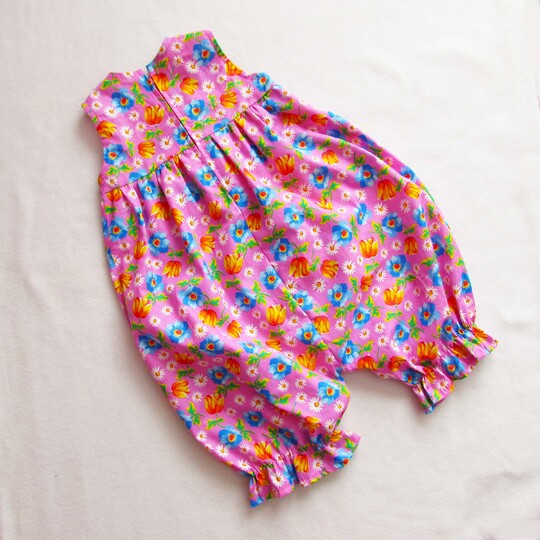 Overalls/Romper for baby and toddler, girl, boy,baby, sewing pattern to fit 3 months to 2 years.