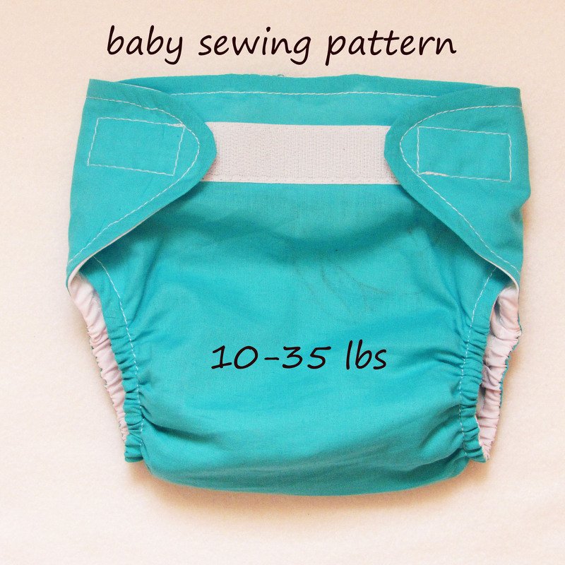 Diaper Cover Pattern,Two Sizes, cloth diaper pattern. - Image 3