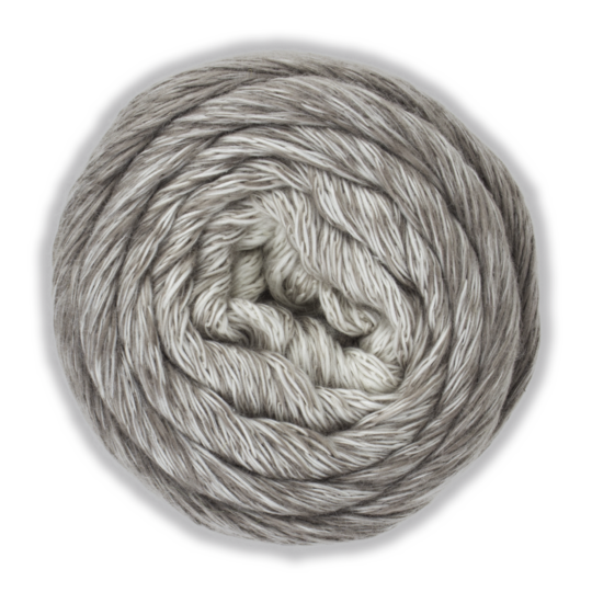 Tuch "Leaves-Stripes" mit SKY von Woolly Hugs gestrickt