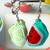 Crochet pattern: Keychain melon and lime