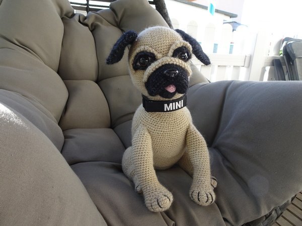 Hund häkeln // Mops häkeln // TiereDIY