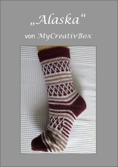 Sockenmuster "Alaska" gestrickt Gr.32-47