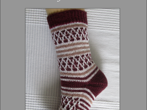 Sockenmuster "Alaska" gestrickt Gr.32-47