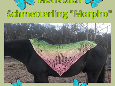 Motivtuch Schmetterling "Morpho"