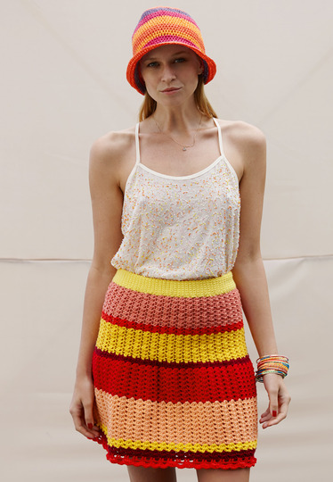 Häkelanleitung Krempenhut Dawny   Stufenrock Dufina