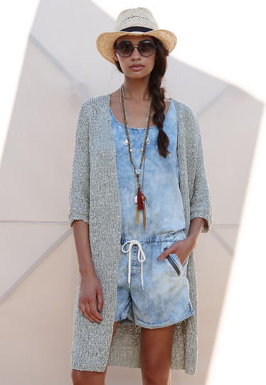 Strickanleitung verschlusslose Jacke Halina