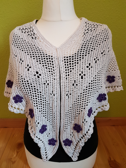 Häkelanleitung Tuch Angel Flower Version 2 "Blüte"