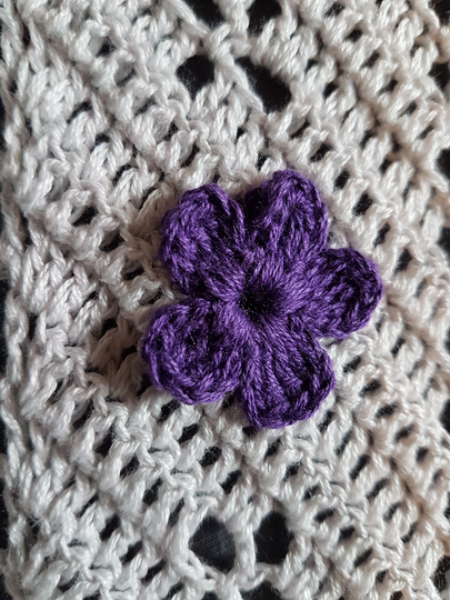 Häkelanleitung Tuch Angel Flower Version 2 "Blüte"