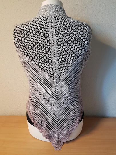 Häkelanleitung Tuch Angel Flower Version 3