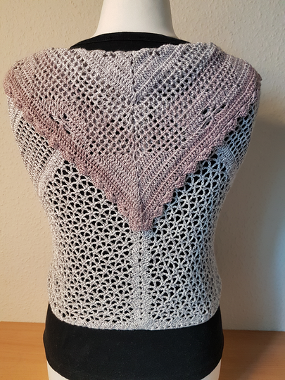 Häkelanleitung Tuch Angel Flower Version 3