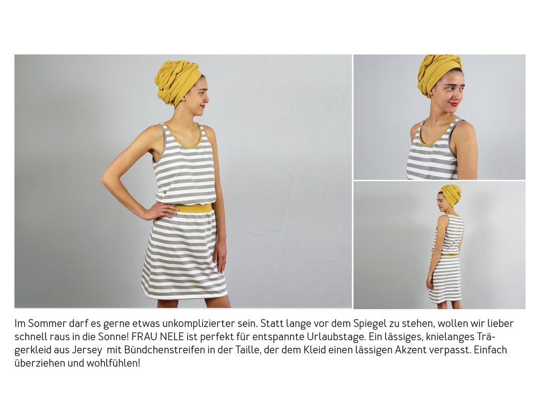 FrauNELE Trägerkleid mit Taillenbündchen - Bild 2