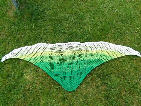 Motivtuch "Muffin", Dreieckstuch, Häkelanleitung