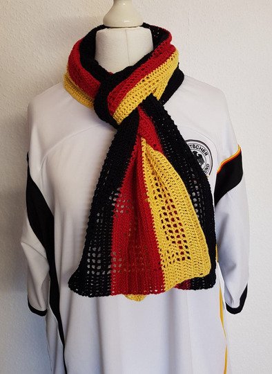 WM Fanschal Schmal fürs Männer