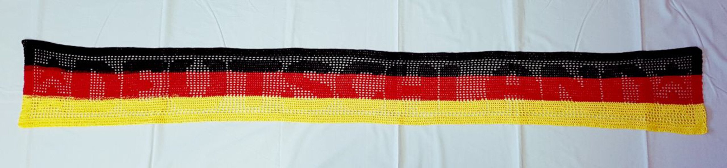 WM Fanschal Schmal fürs Männer