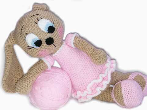 süßer Hund Lulu xl Häkelanleitung XL PDF english-deutsch-dutch