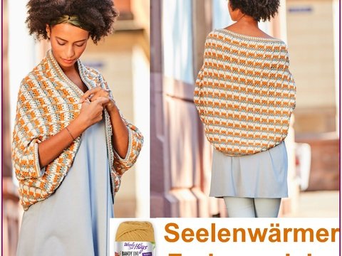 Seelenwärmer Farbenspiele aus Woolly Hugs BANDY häkeln