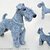 103 Crochet Pattern - Kerry Blue Terrier dog with wire frame - Amigurumi PDF file by Chirkova CP