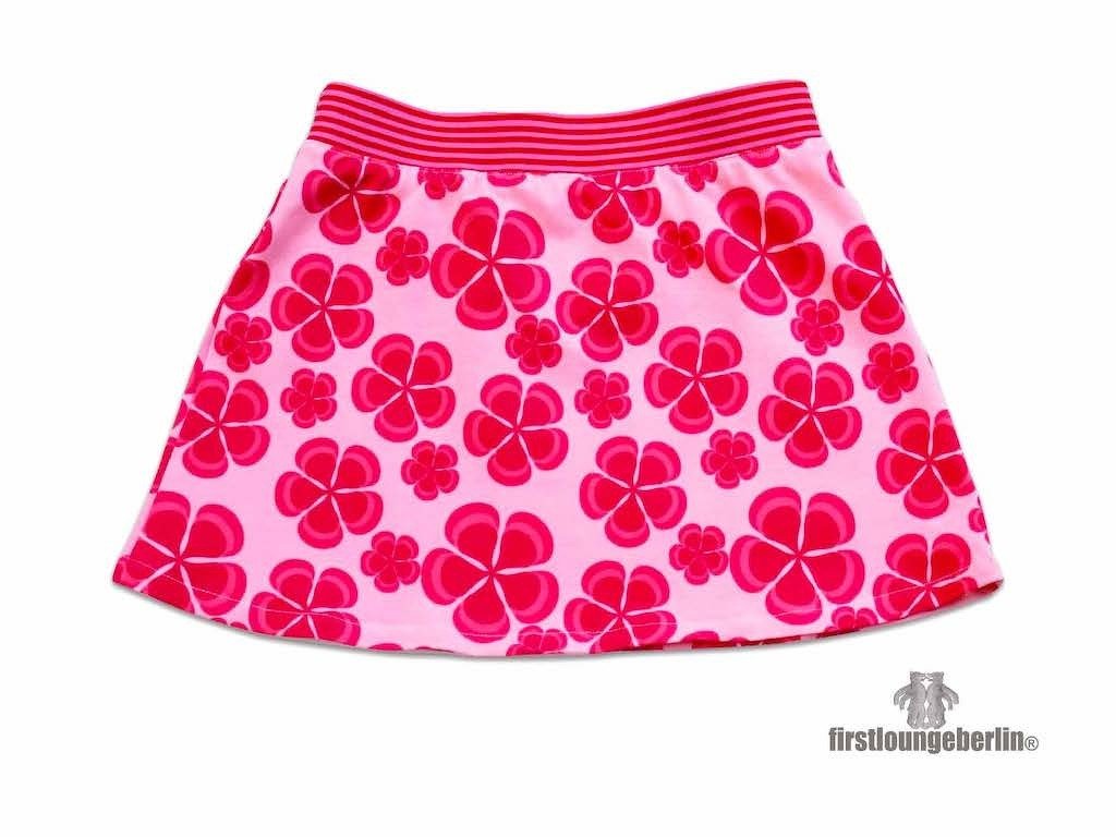 Kinder.ROCK Jerseyrock Sommerrock mit Kängurutasche Röckchen