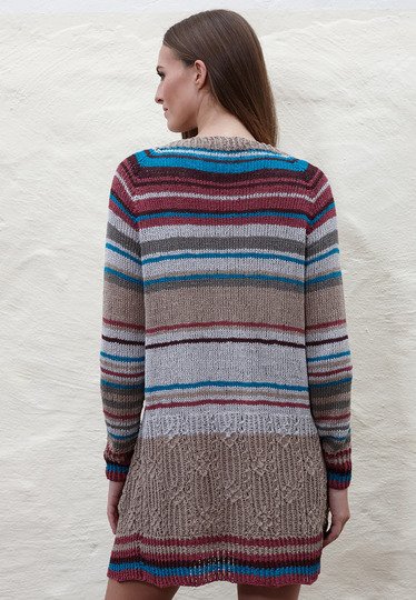 Strickanleitung Longcardigan Alison
