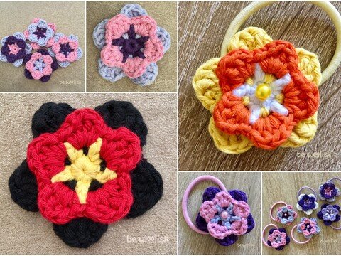 Häkelanleitung kleine Blüte