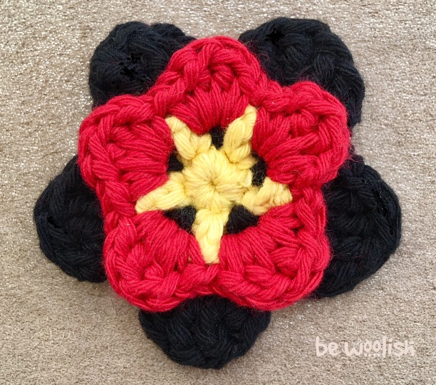 Häkelanleitung kleine Blüte